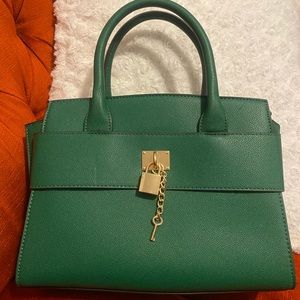 Aldo Green Bag with Gold Accents - New, Never Used